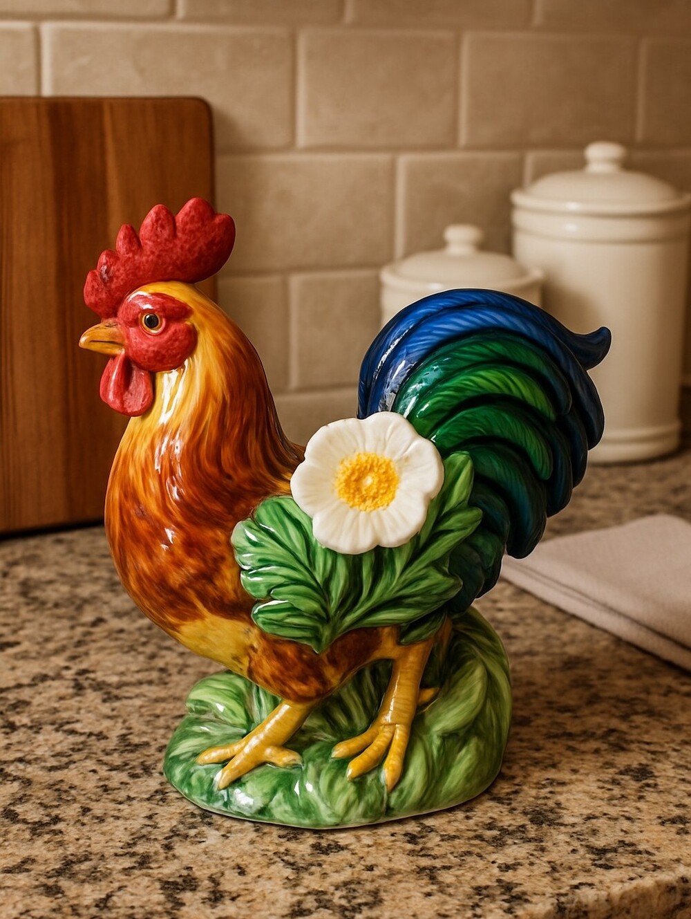 Samaco Colorful Ceramic Rooster